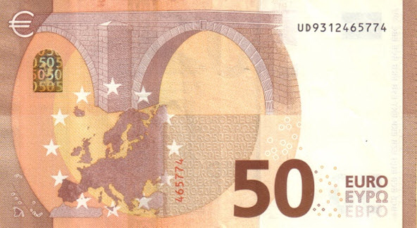 P23UD European Union 50 Euro Year 2017 (Draghi)